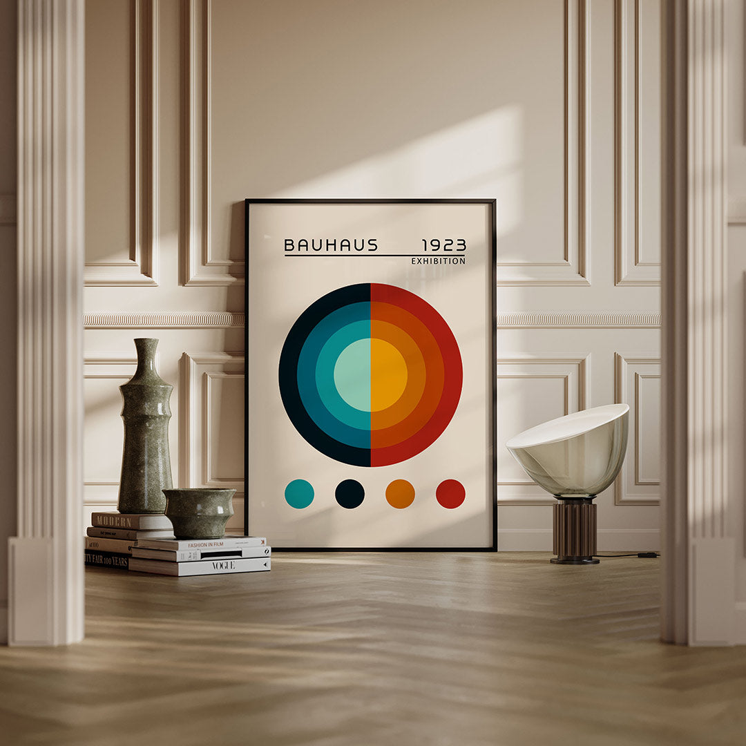 Cirkelvormen en kleur Poster