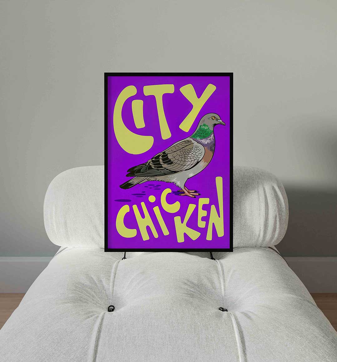 Duif en tekst Poster