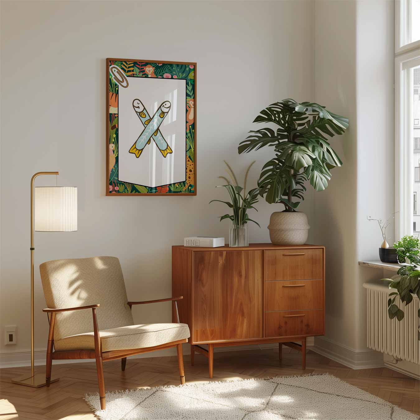 Vrolijke Dierentuin Poster-WallArtistic