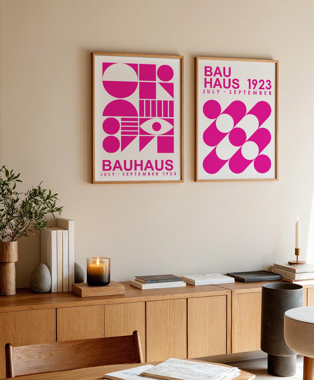 Vormen en vlakken Posterset