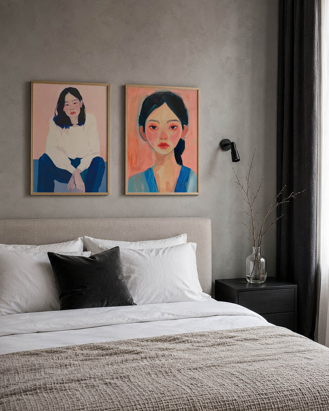 Kleur en portret Posterset