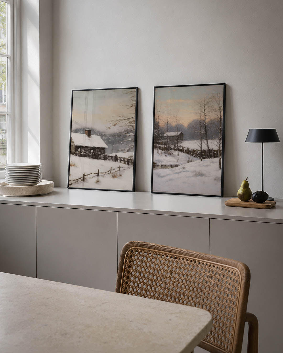 Winterse rust Posterset