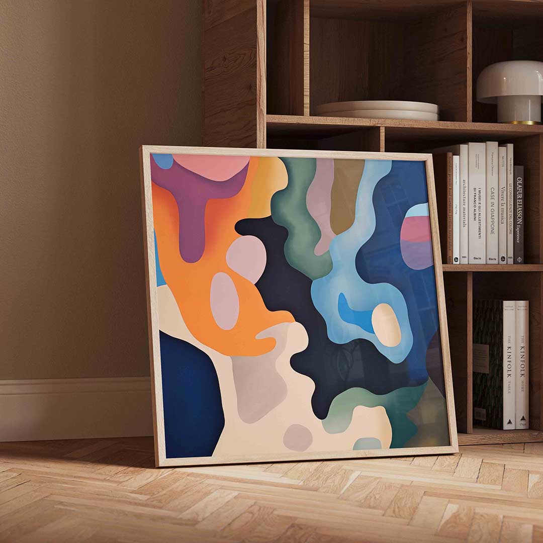 Abstracte vormen Poster