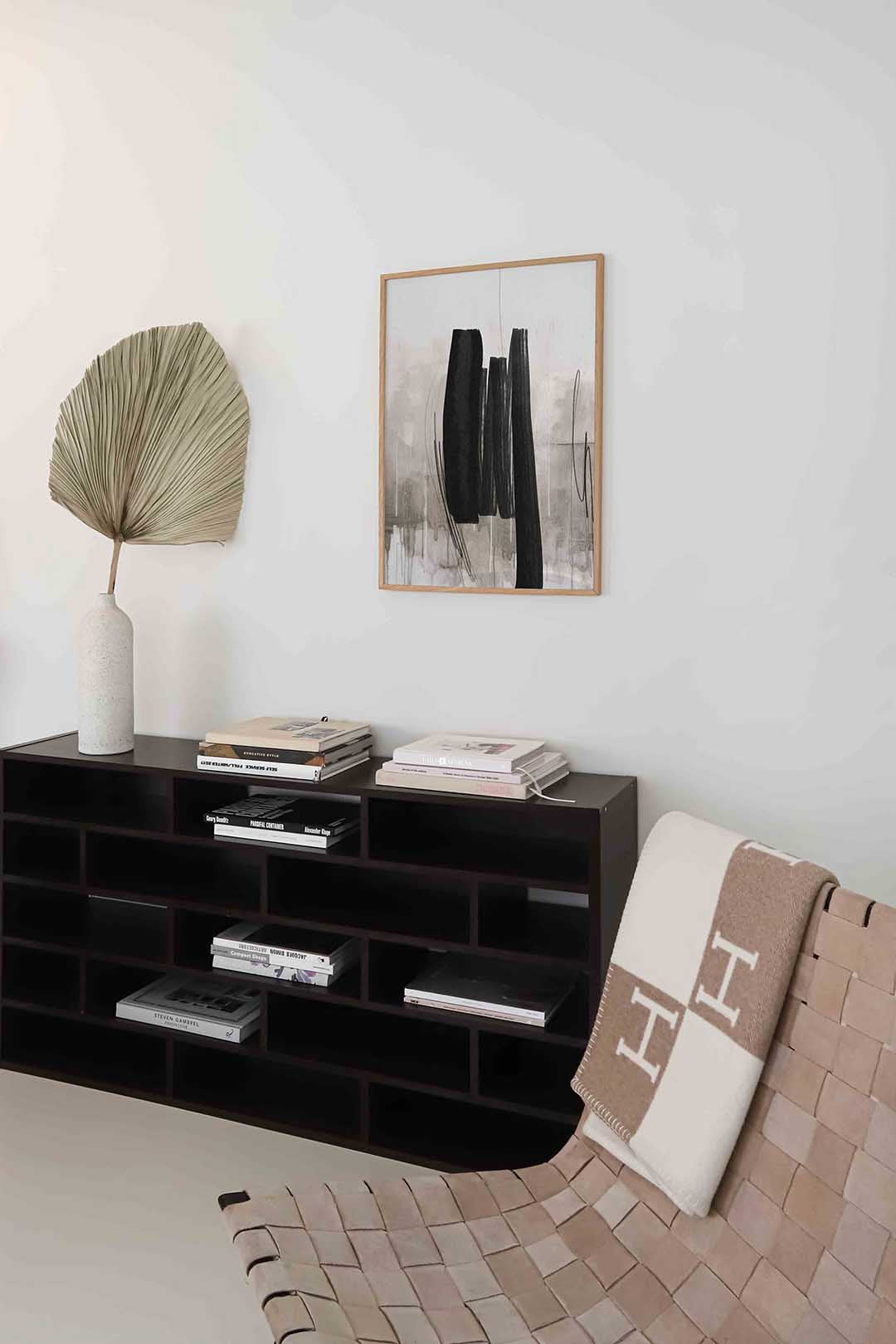 Abstracte zwarte vormen Poster