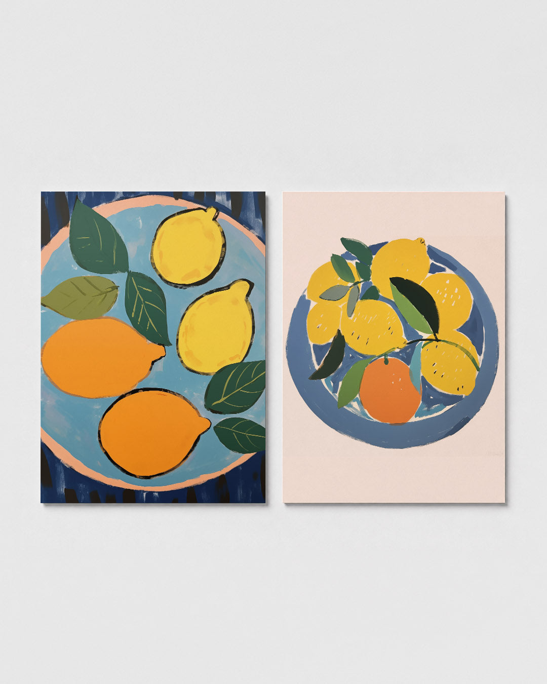 Fruit en bladeren Posterset