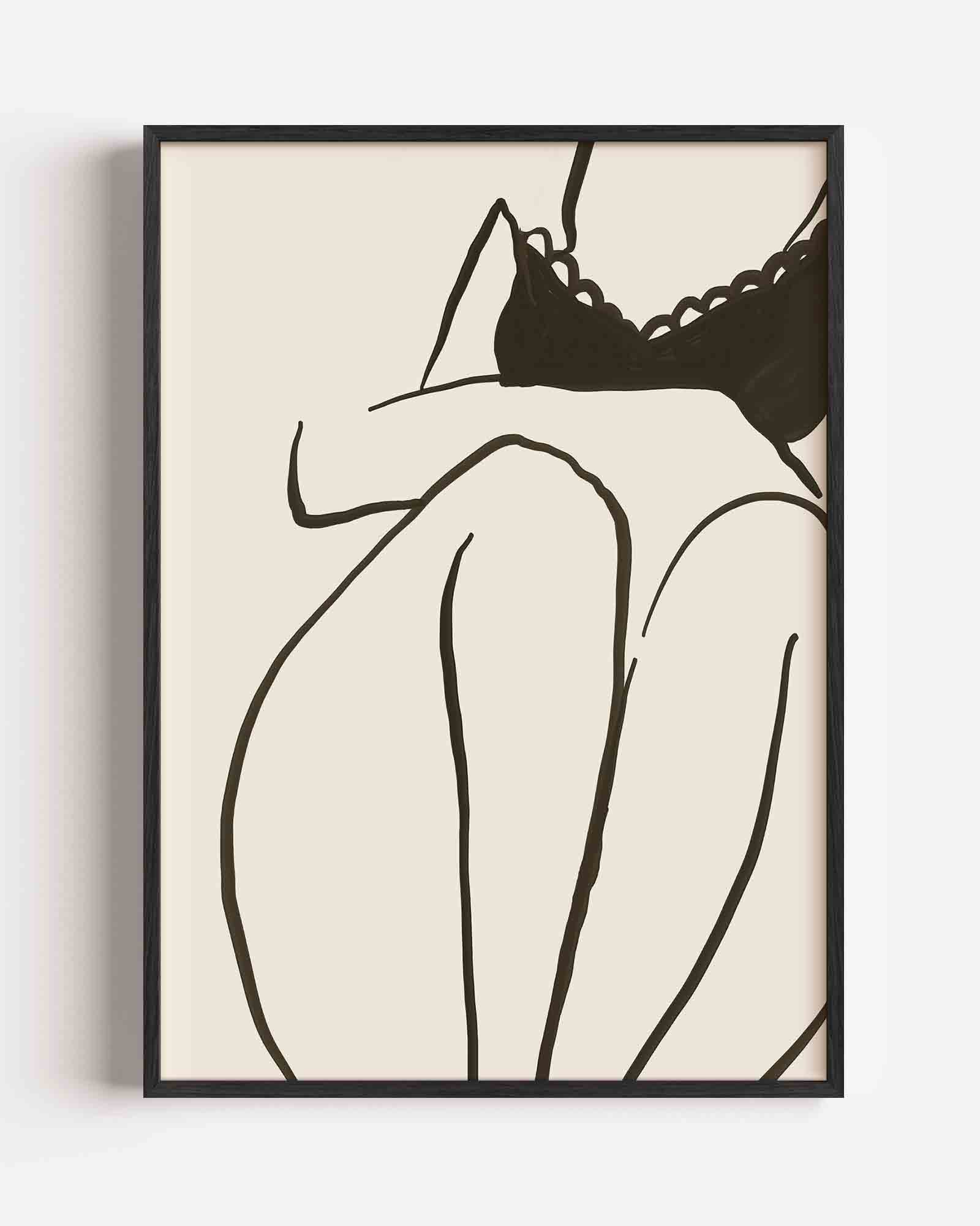 Minimalistische figuur Poster