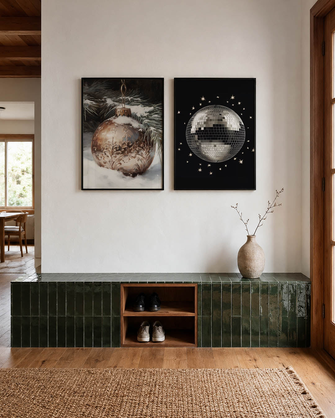 Winterse glans Posterset