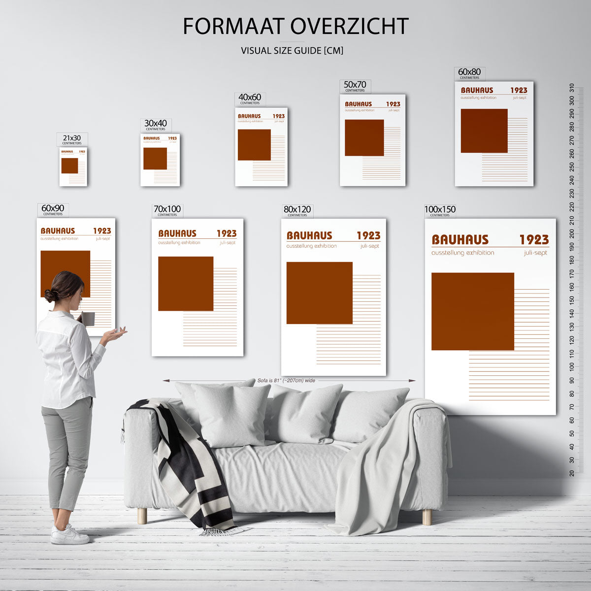 Vorm en lijnen Poster