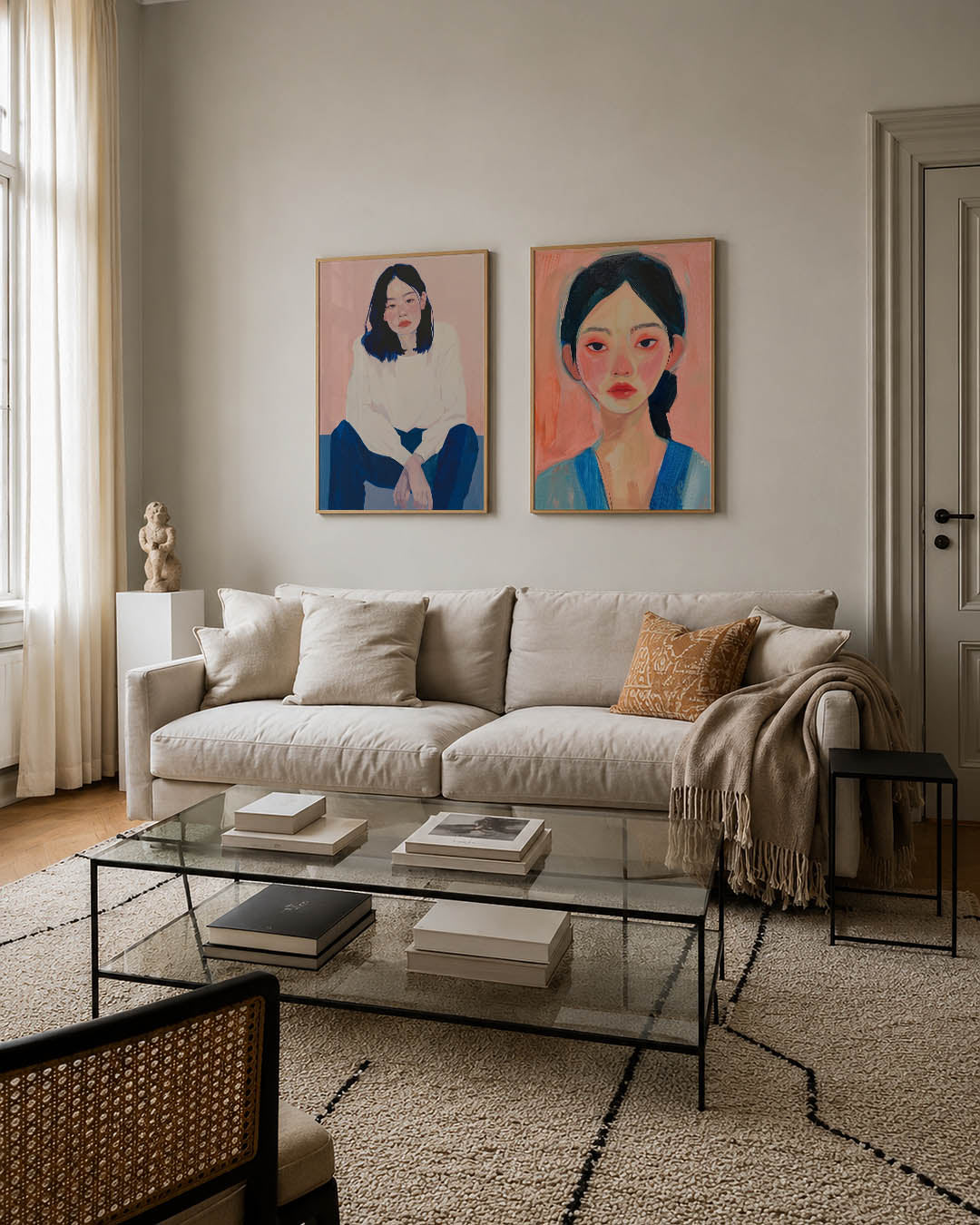 Kleur en portret Posterset