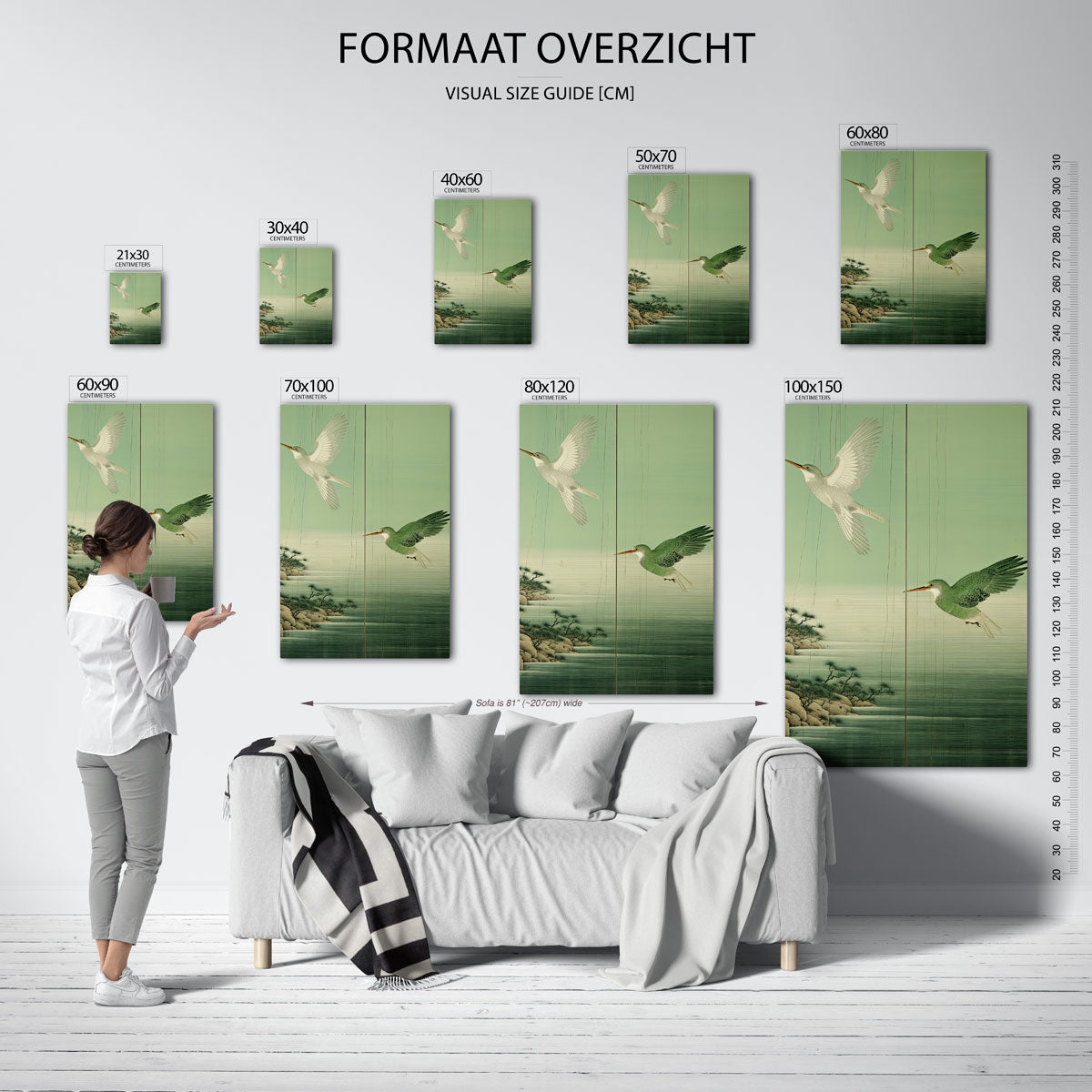 Vliegende vogels Poster