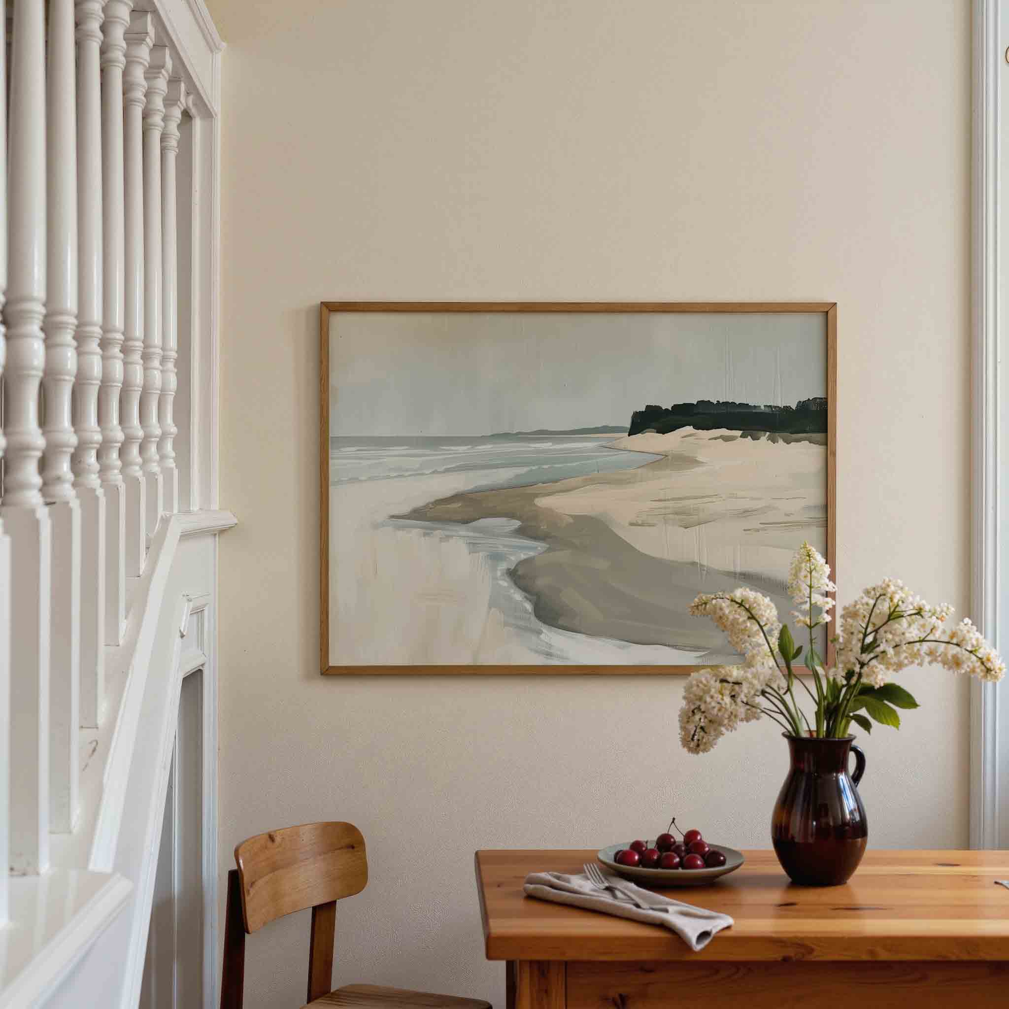 Strand en zee Poster