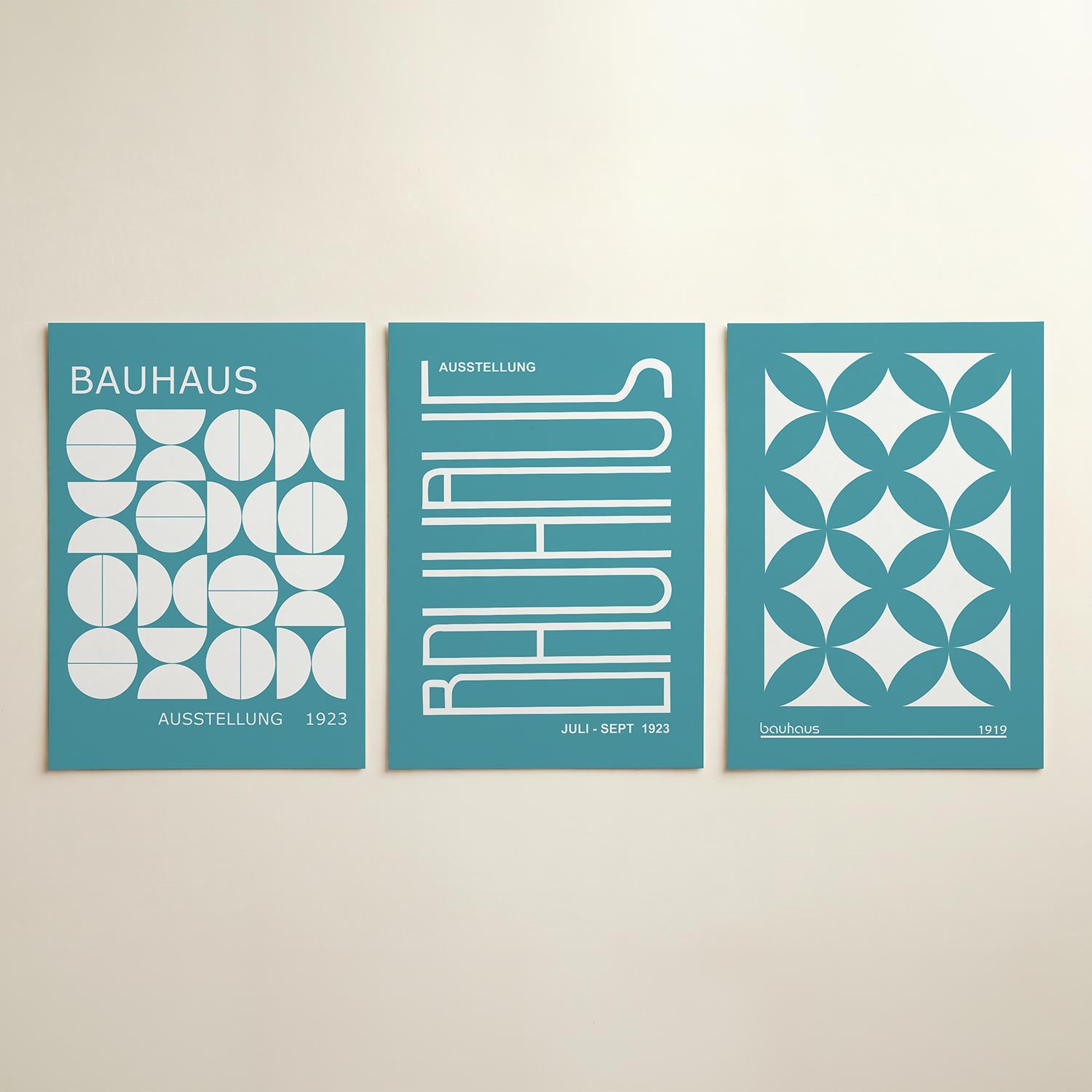 Vormen en vlakken Posterset
