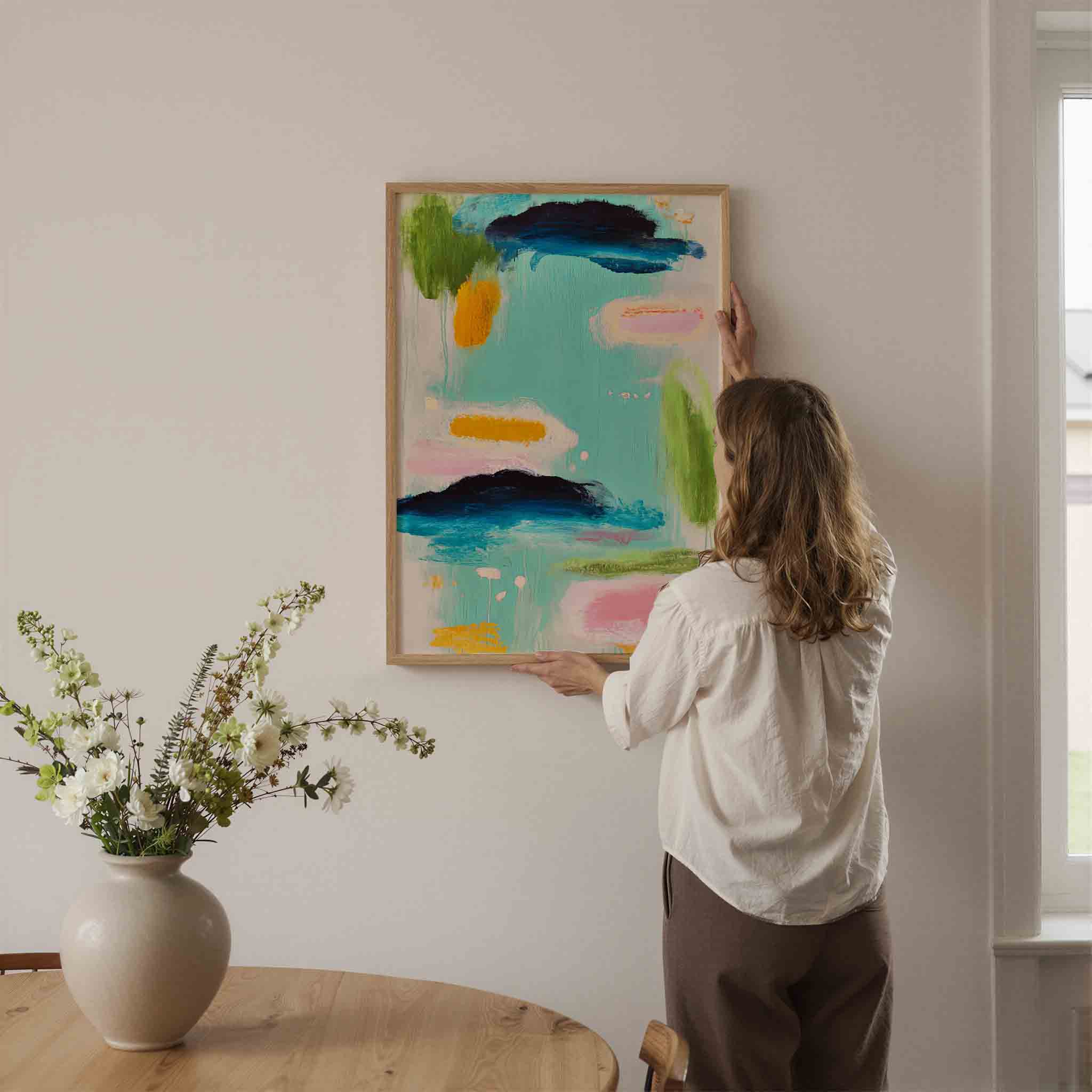 Abstracte vormen Poster