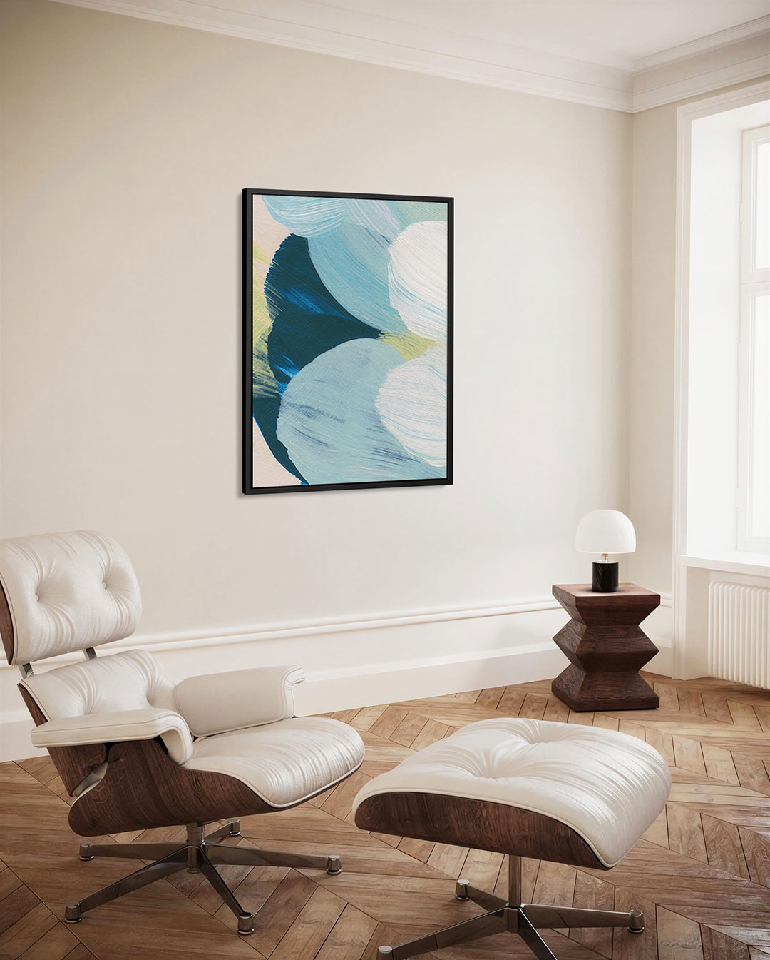 Organische kleurencompositie Kunstwerk