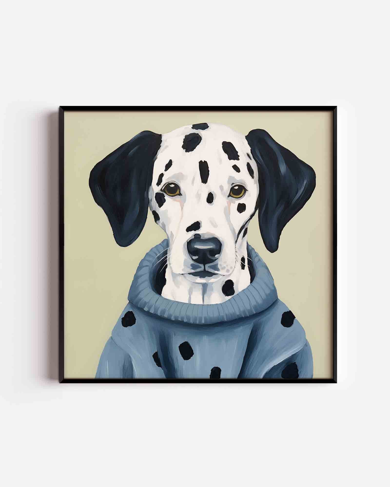 Dalmatier in trui Poster