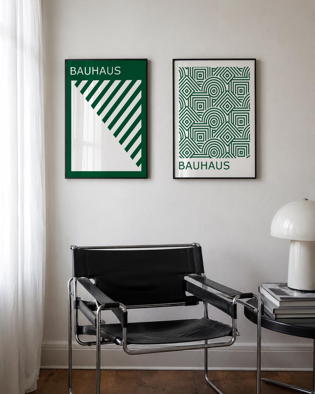 Diagonal lijnen Posterset