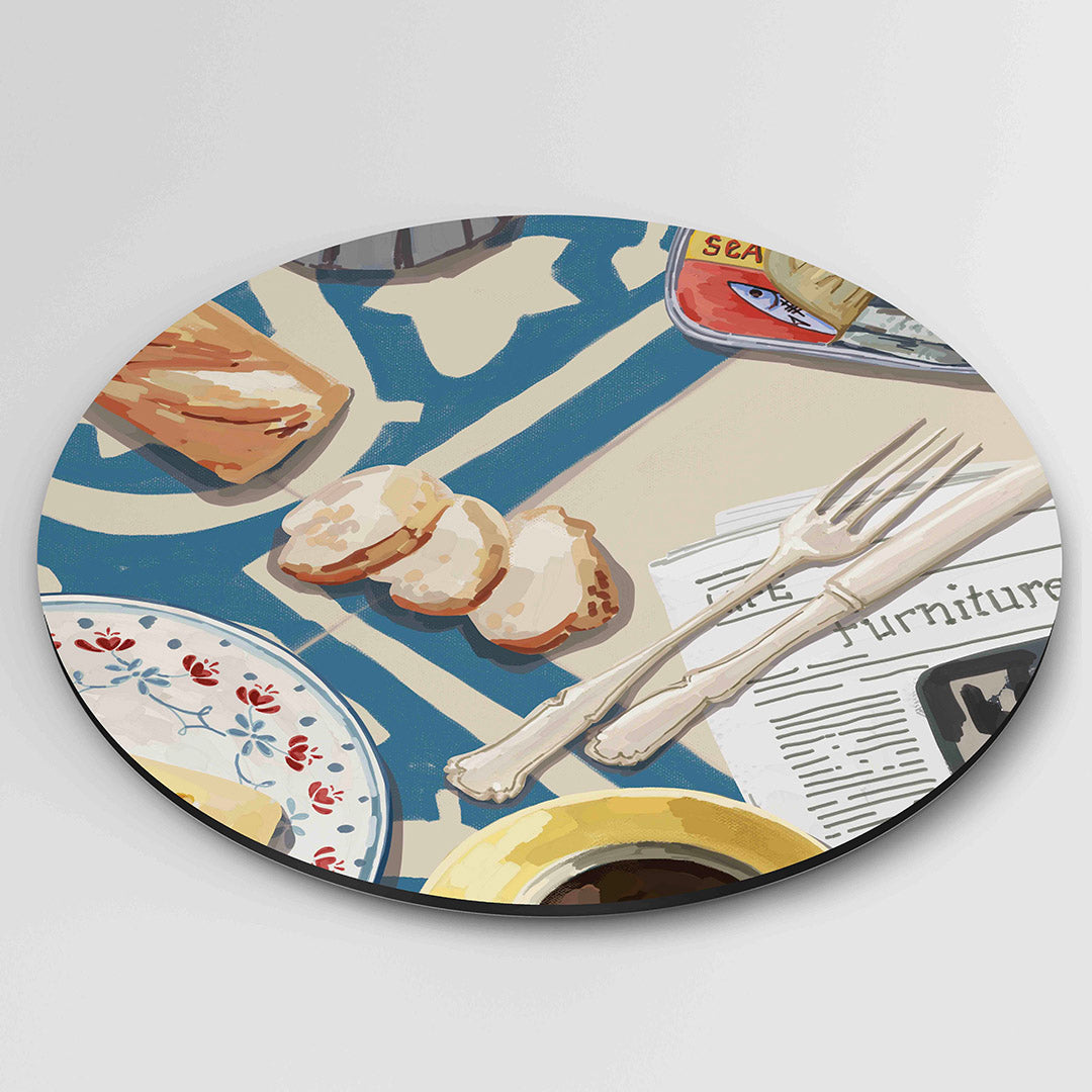 Ontbijt tafel Muurcirkel