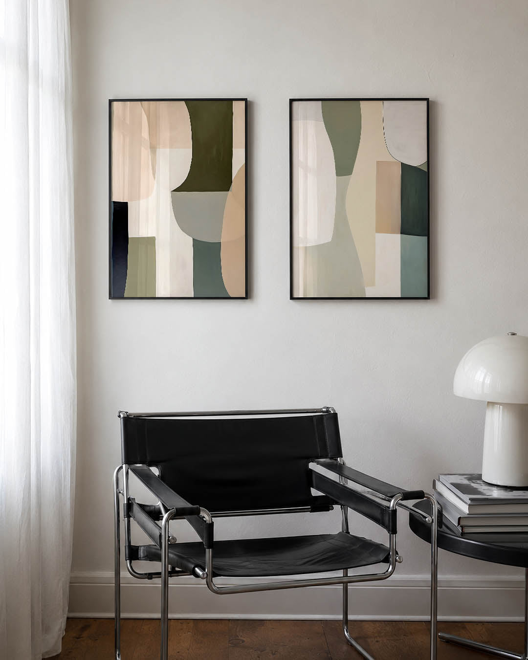 Vorm en kleurenspel Posterset