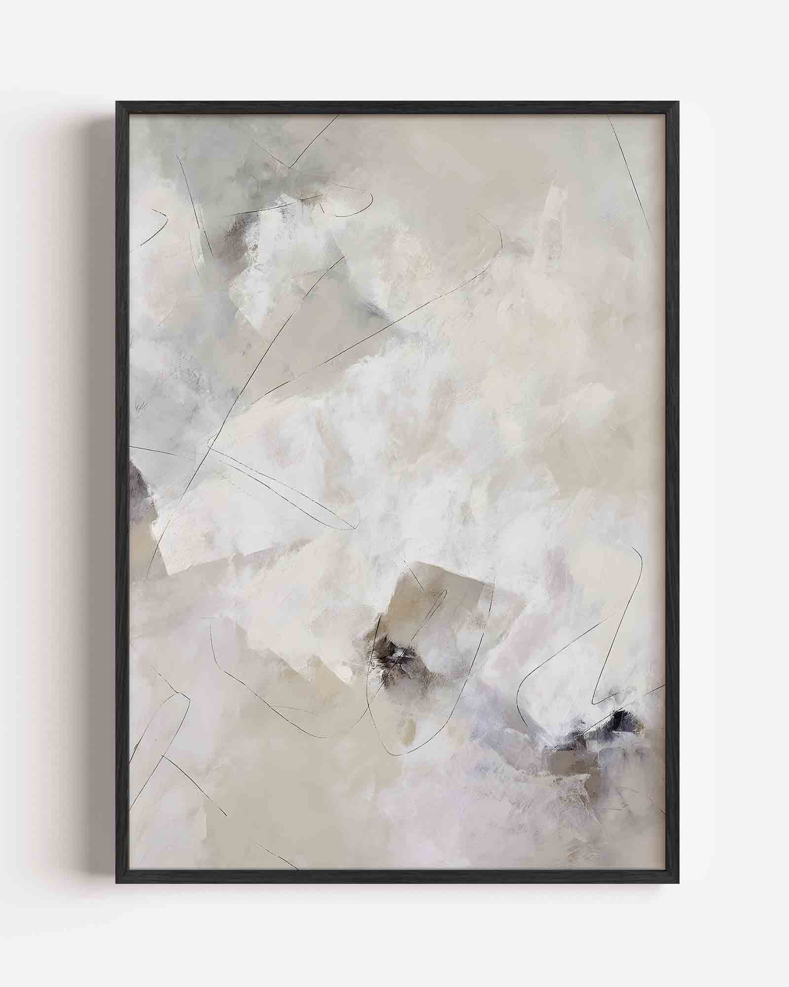 Abstracte lijnen Poster