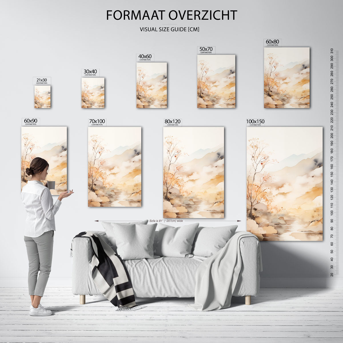 Herfstlandschap Poster