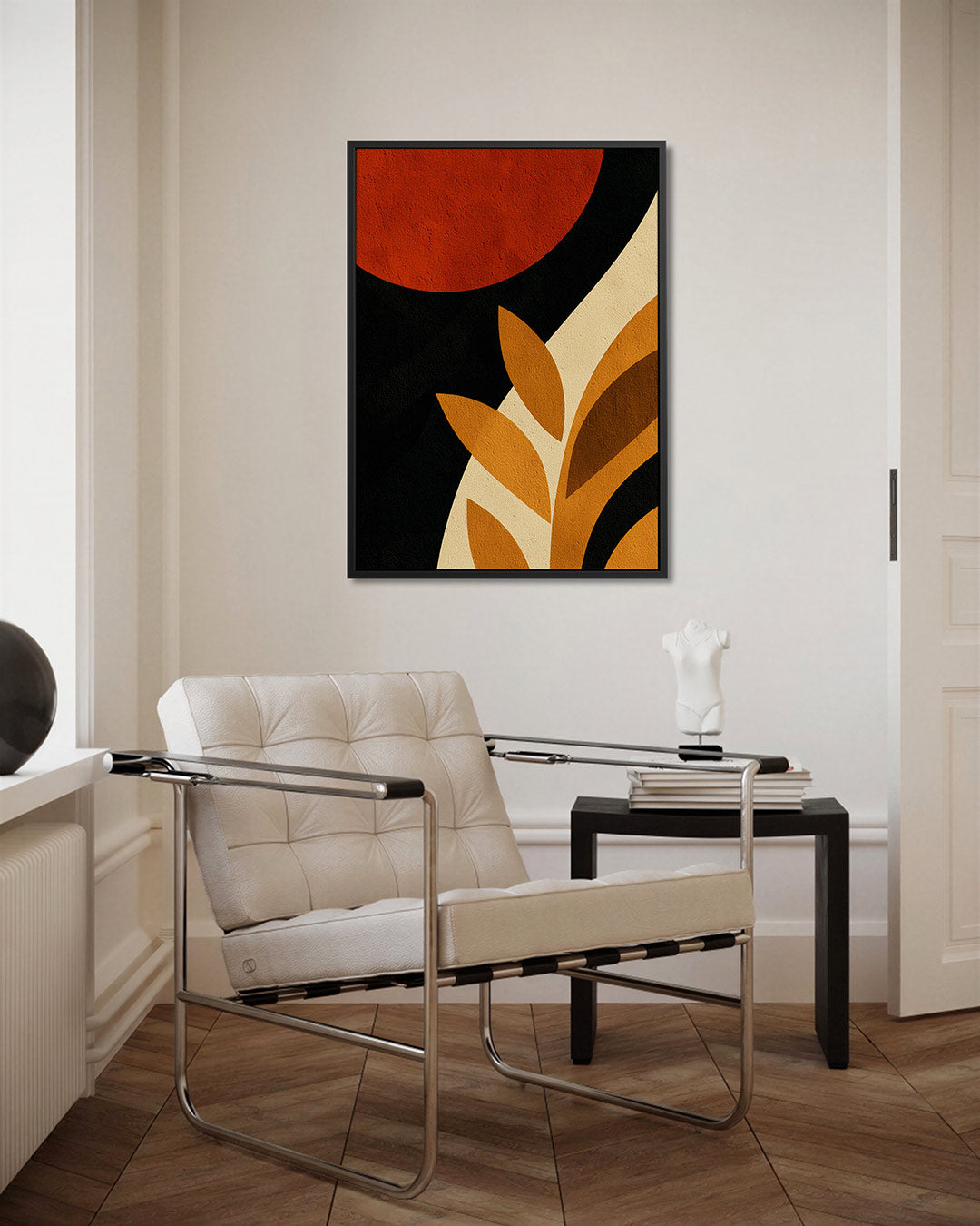 Geometrische vormen compositie Kunstwerk