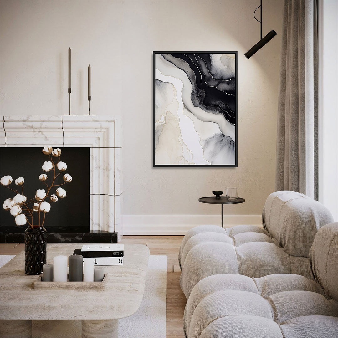 Organische lijnen Kunstwerk