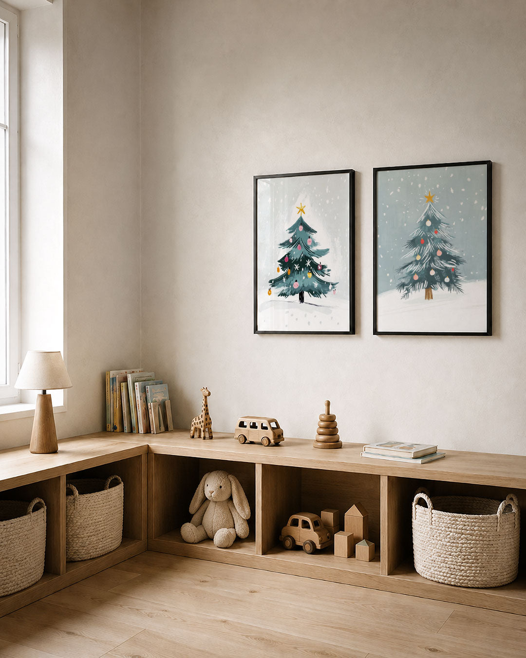 Winterse boom Posterset