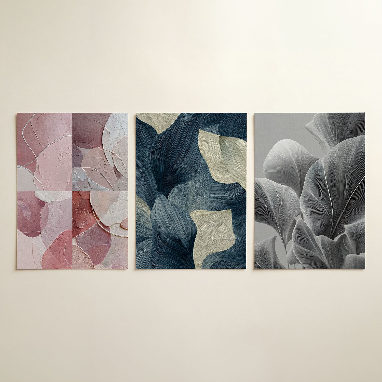 Zachte kleurvlakken Posterset