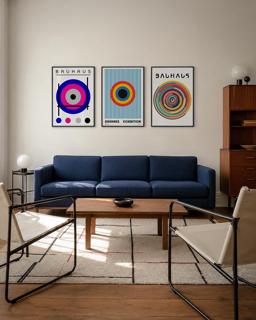Cirkel en lijnenspel Posterset
