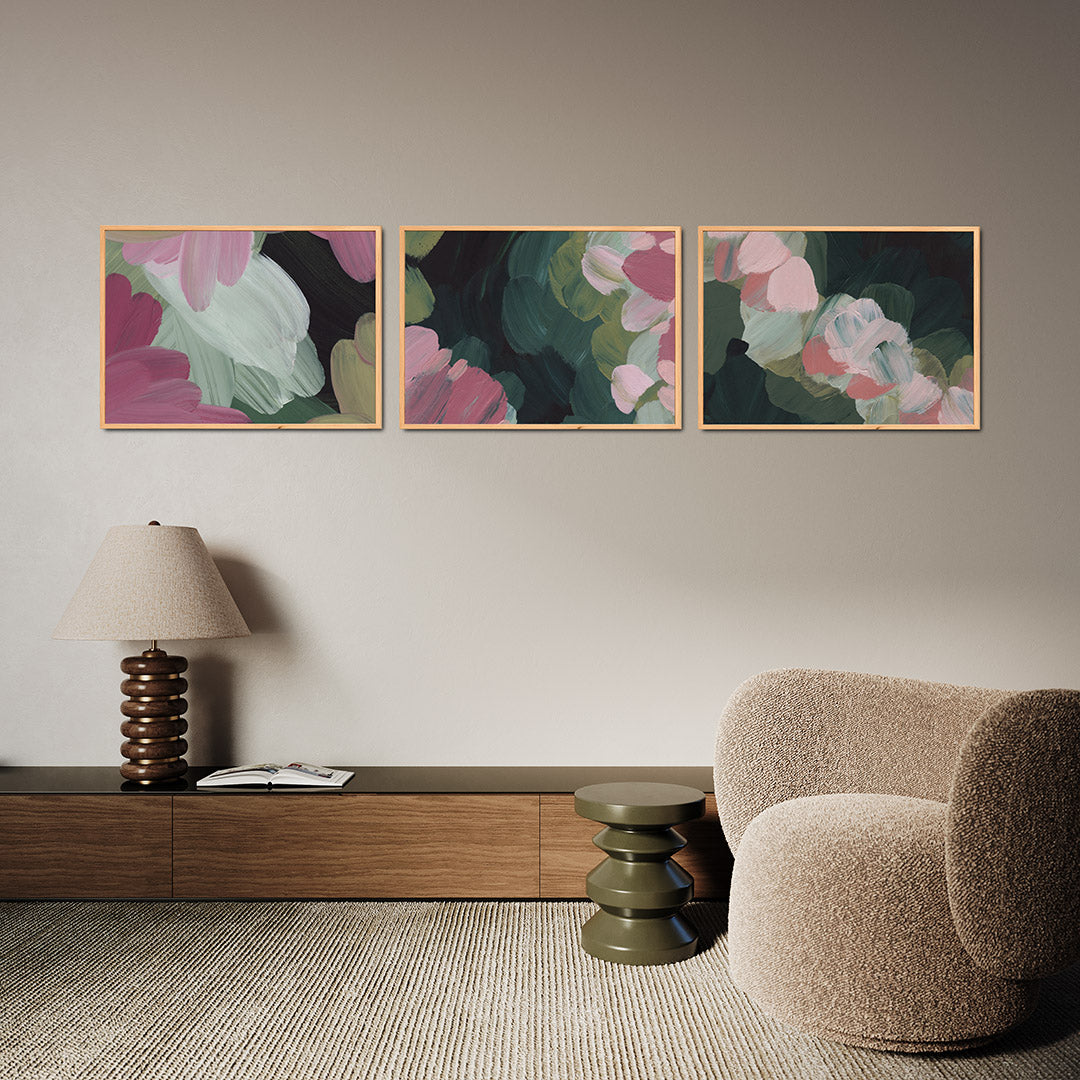 Kleurrijke vormen Posterset