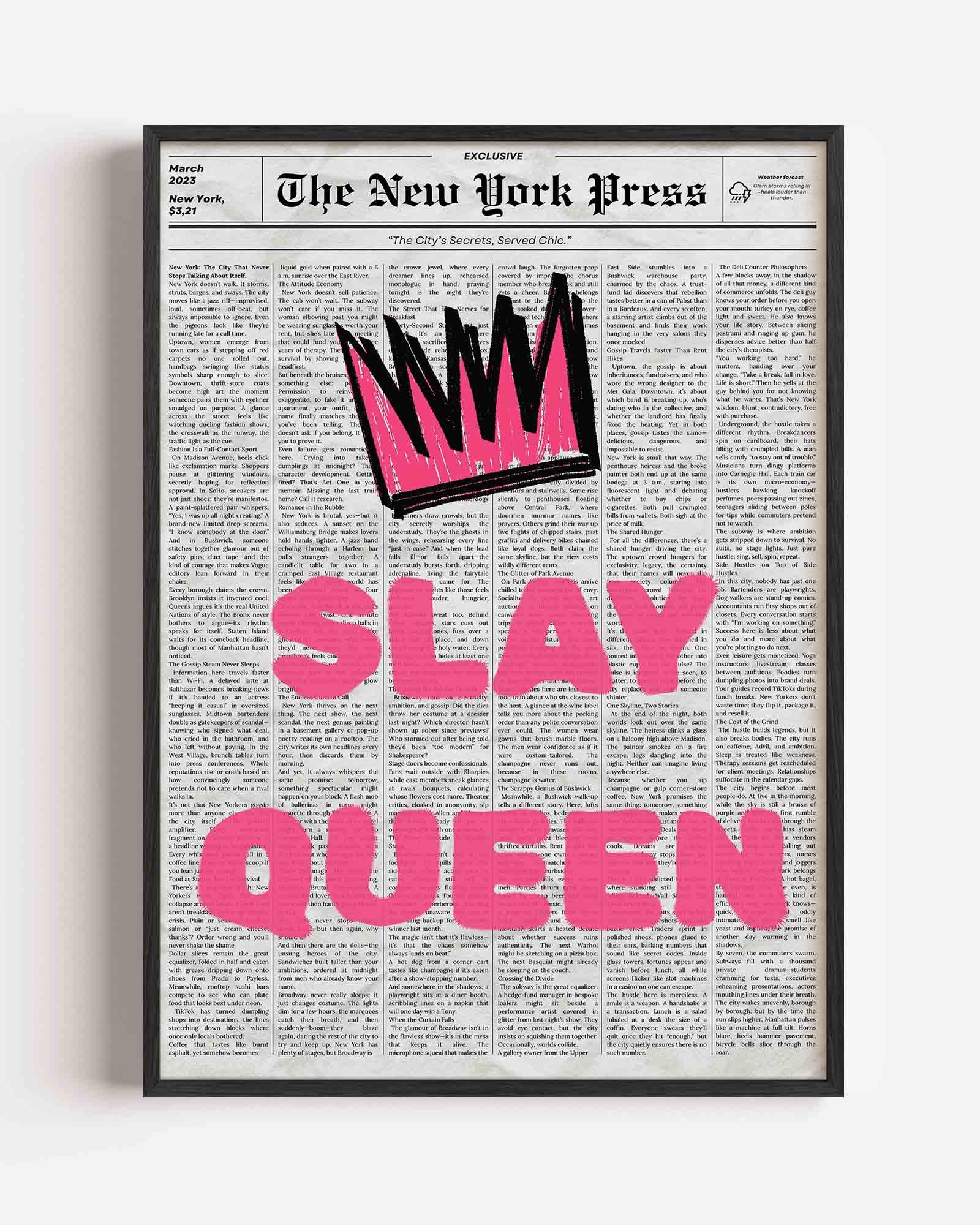 Slay queen Poster