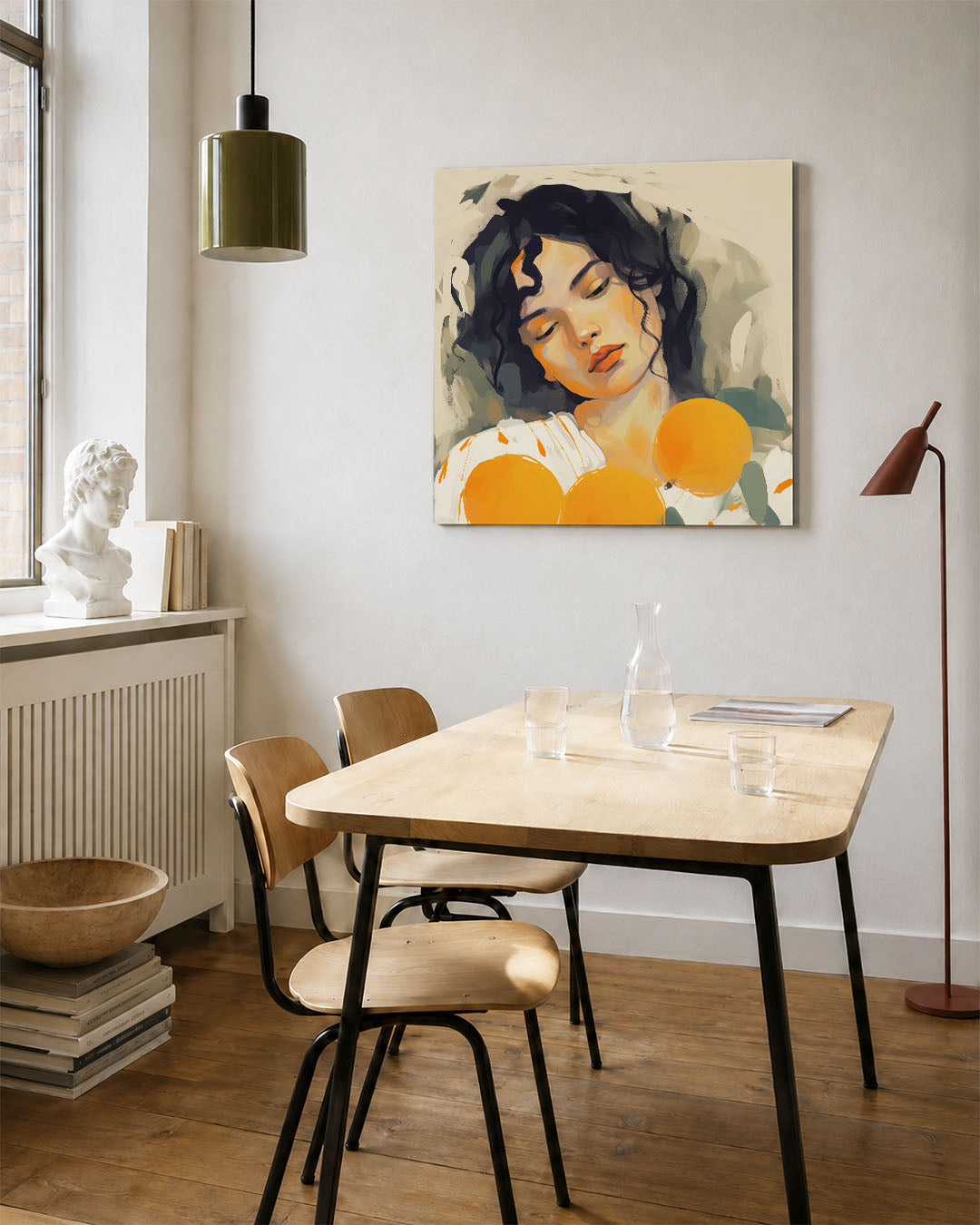 Dromerige portret illustratie Kunstwerk