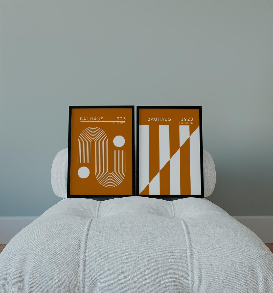 Lijnen en cirkelspel Posterset