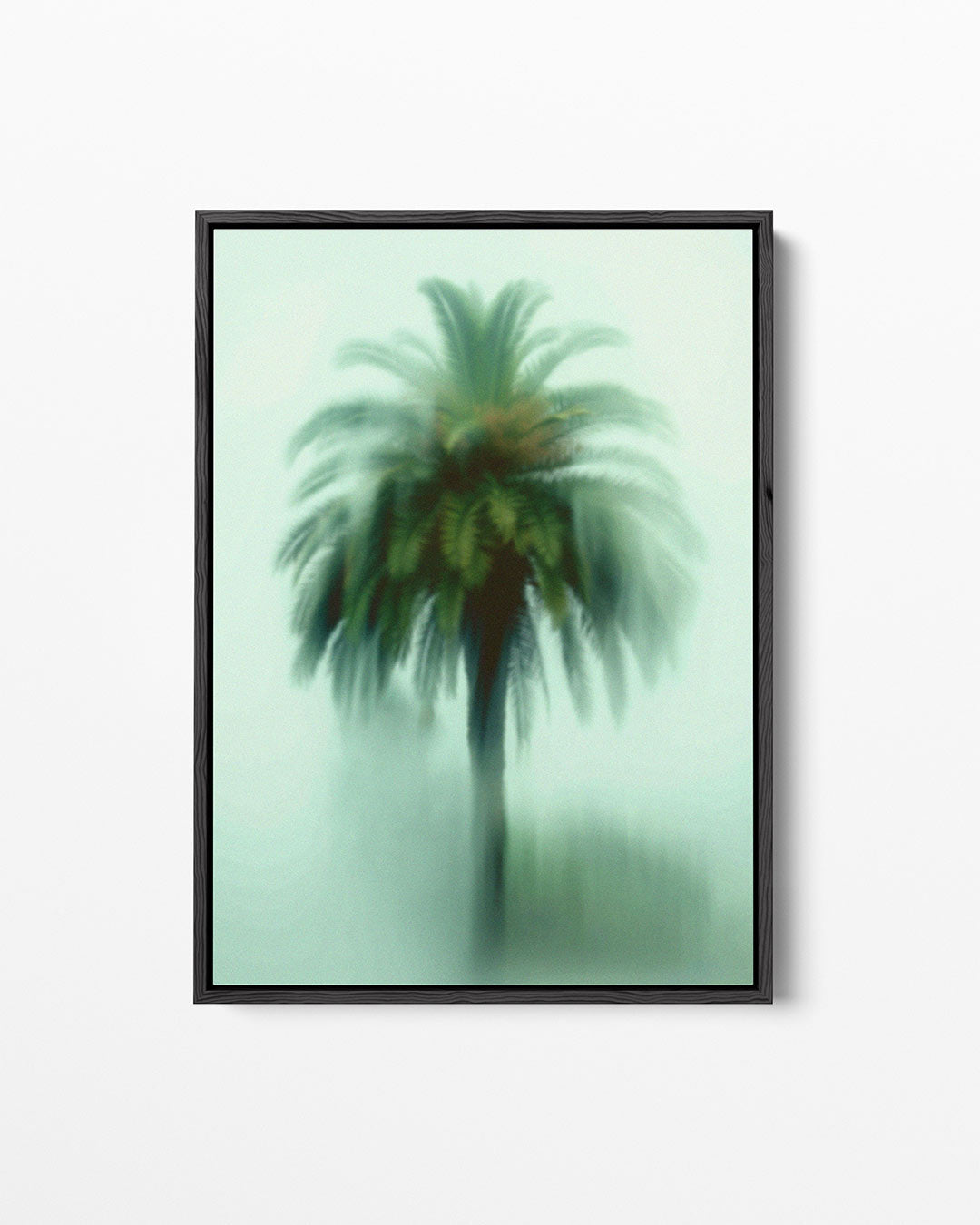 Vervagende palmboom Kunstwerk