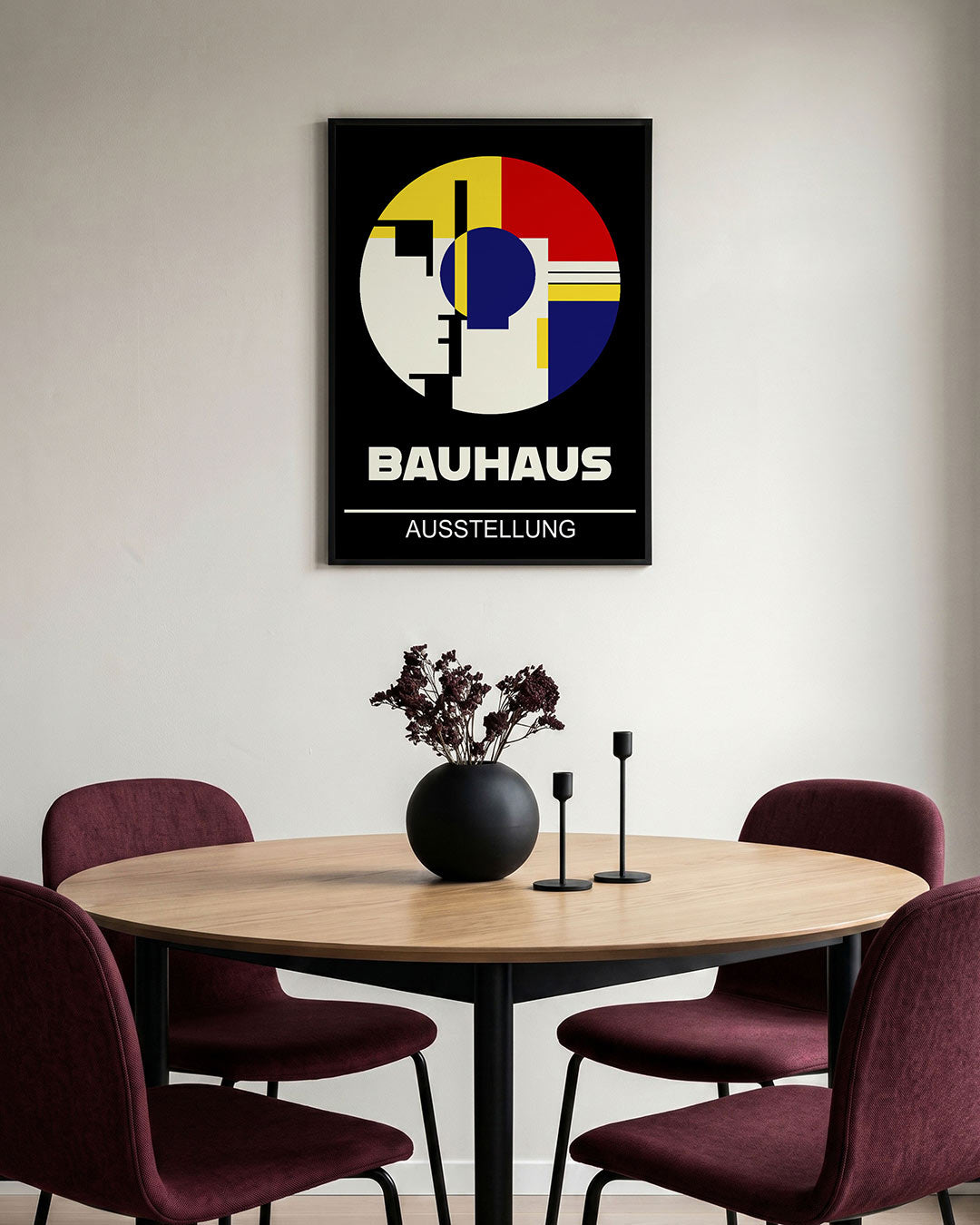 Cirkelvorm en kleur Poster