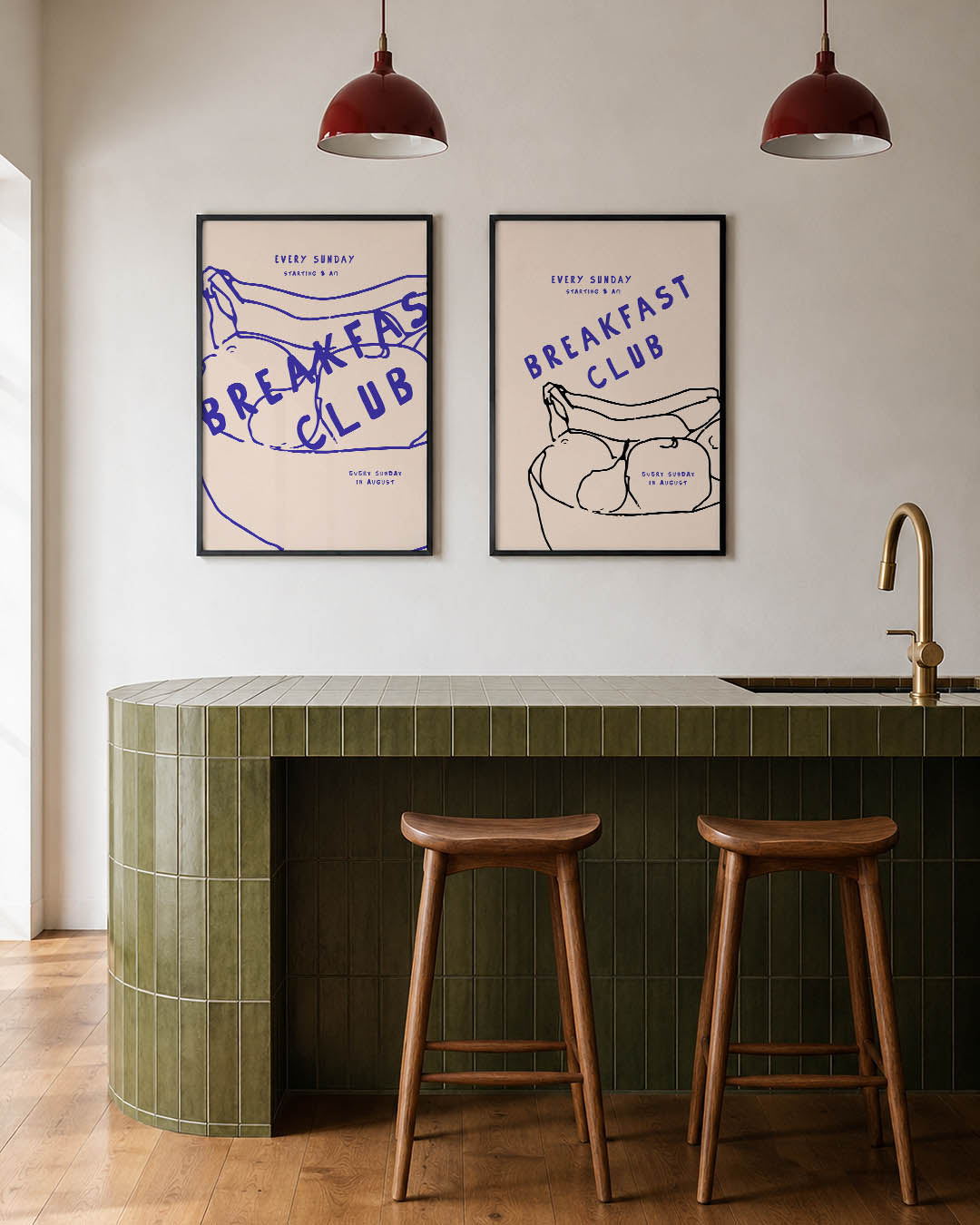 Lijnen en letters Posterset