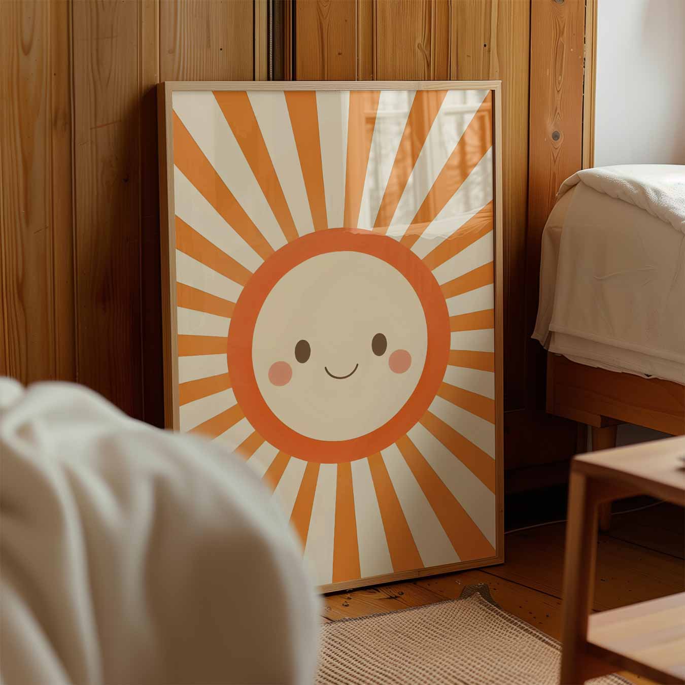 Blije Zonnestraal Poster-WallArtistic