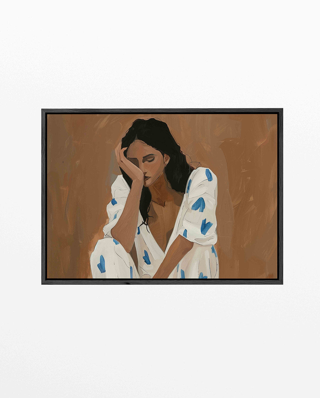 Dromerige vrouw Kunstwerk