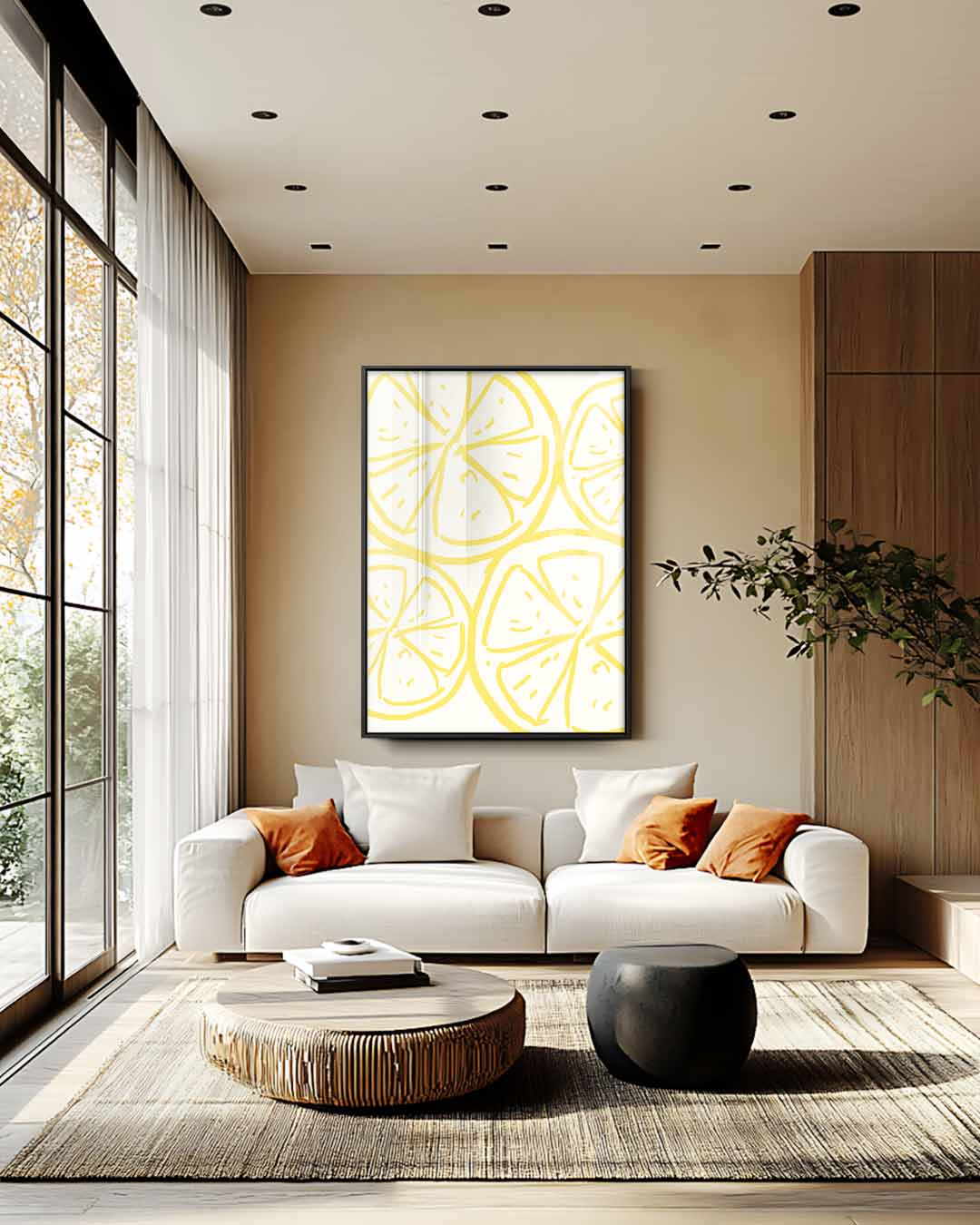 Citrus Zomer Kunstwerk-canvas-dibond-plexiglas-wanddecoratie-WallArtistic