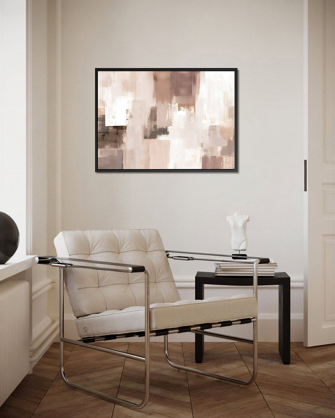 Zachte geometrische vormen Kunstwerk
