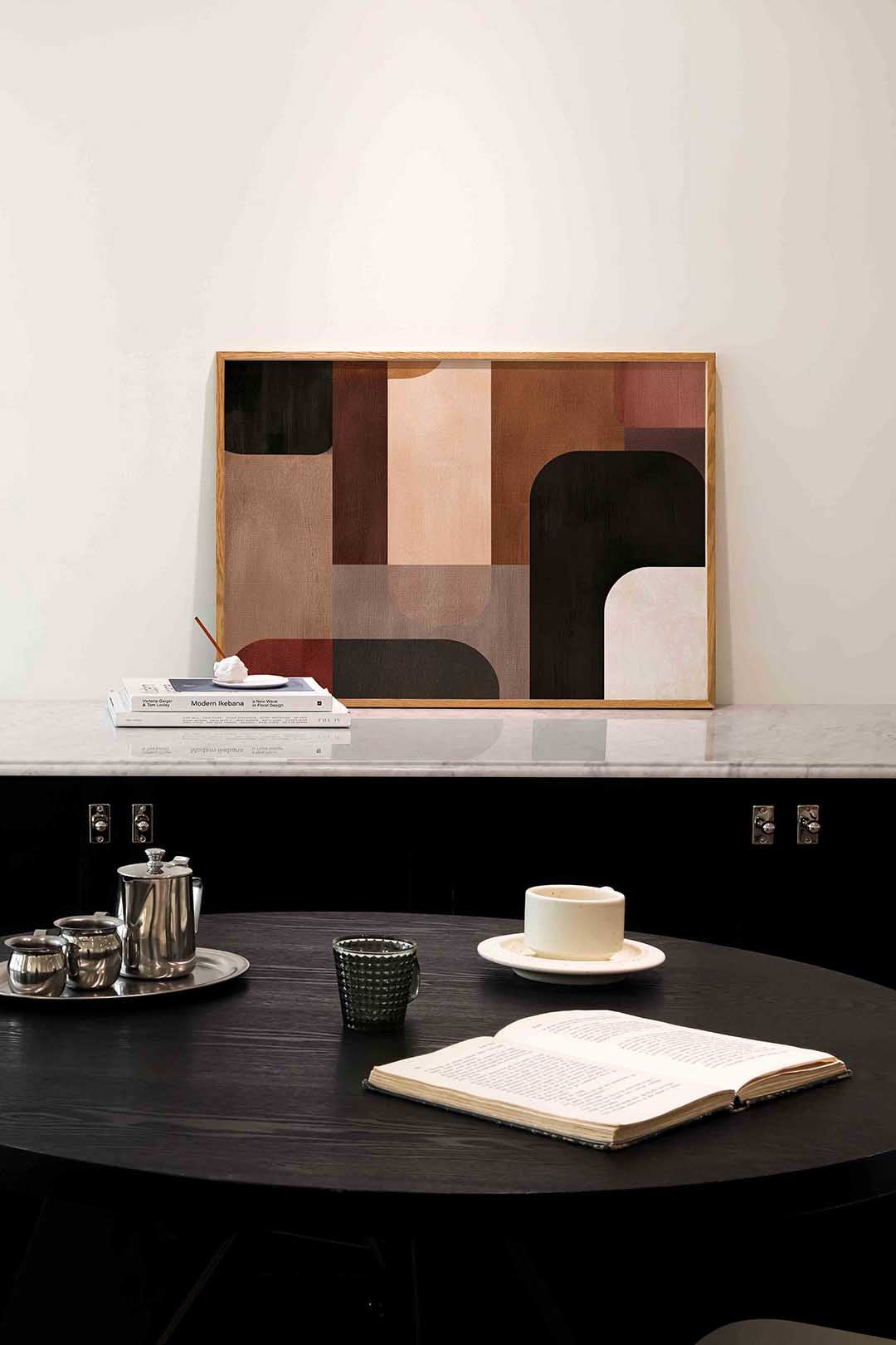 Abstracte vormen Poster