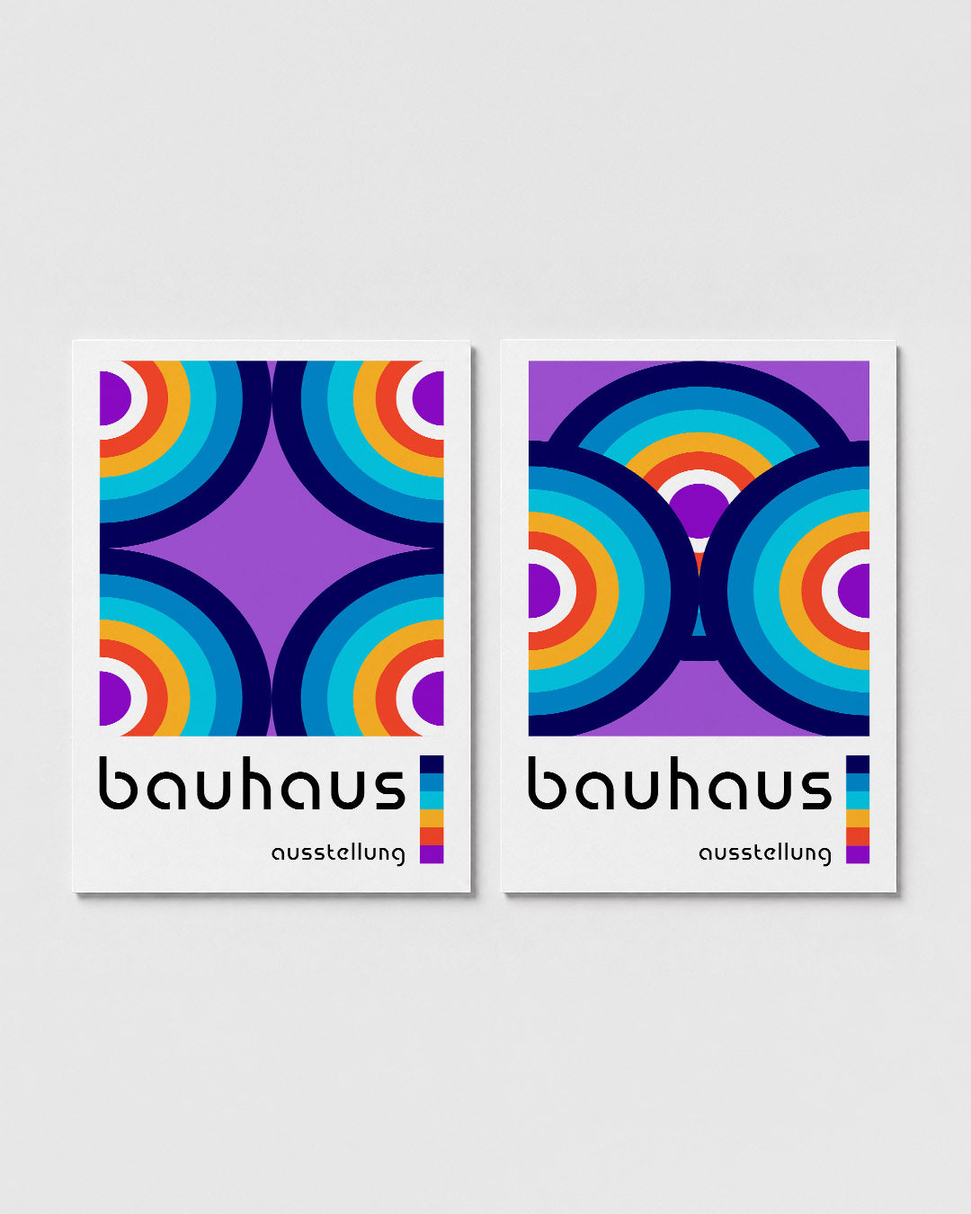 Kleurrijke cirkelpatronen Posterset