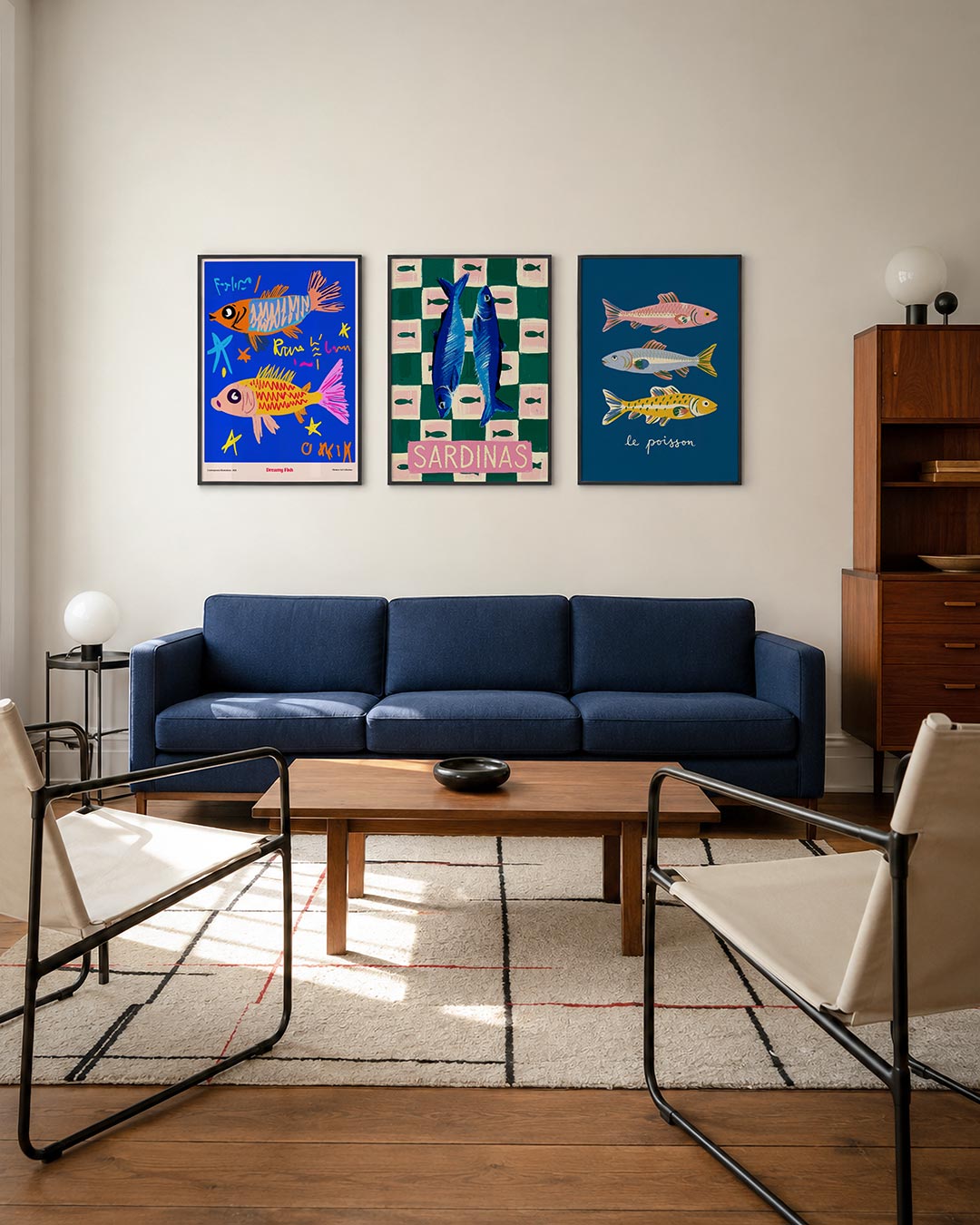 Vrolijke vissen Posterset