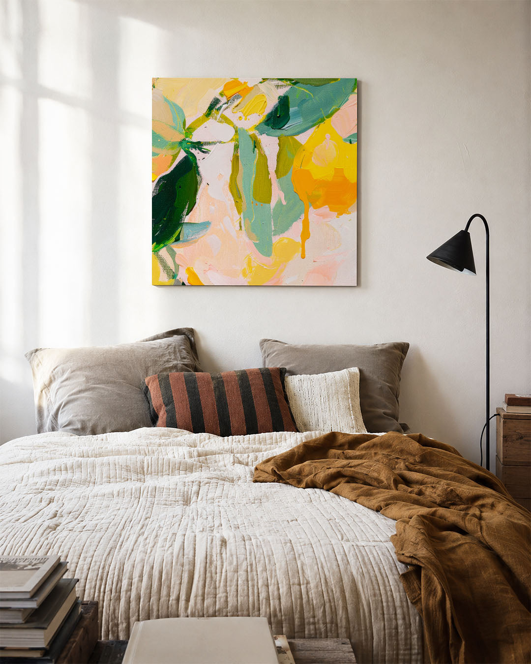 Kleurrijke vormen Kunstwerk