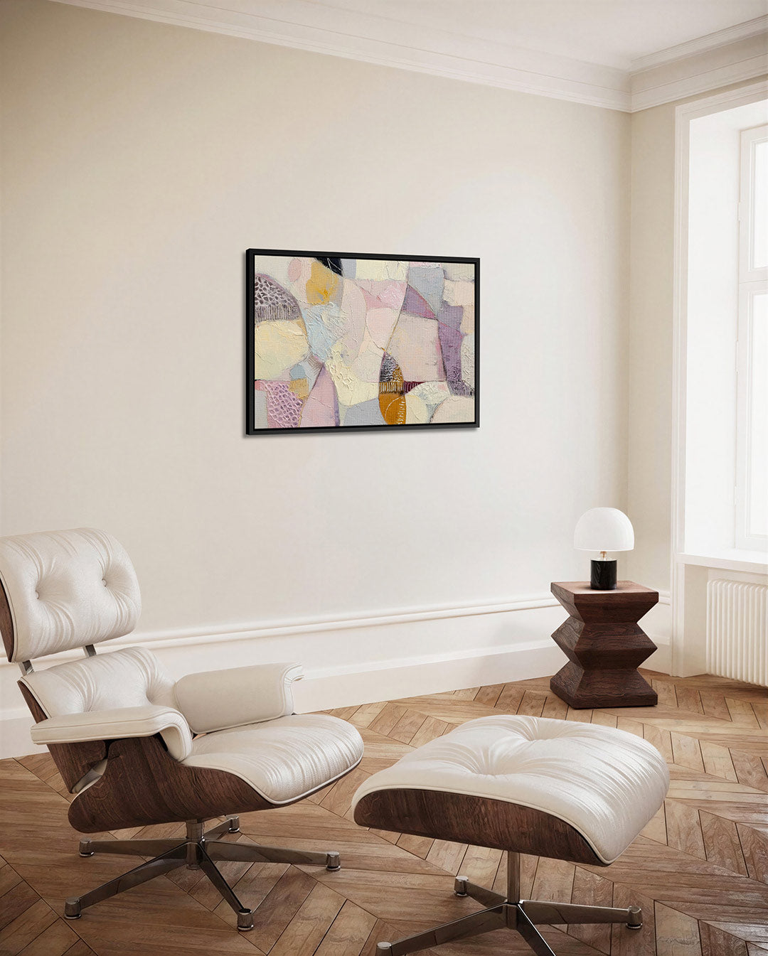 Organische vormen compositie Kunstwerk