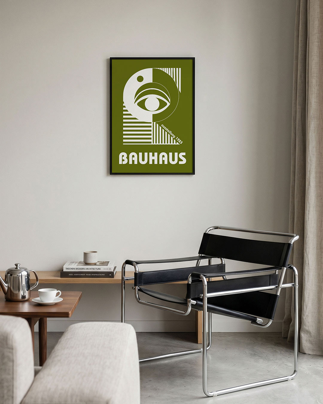 Oog en lijnen Poster