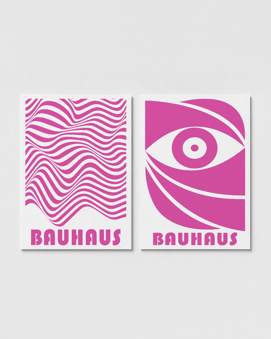 Golvend lijnenspel Posterset