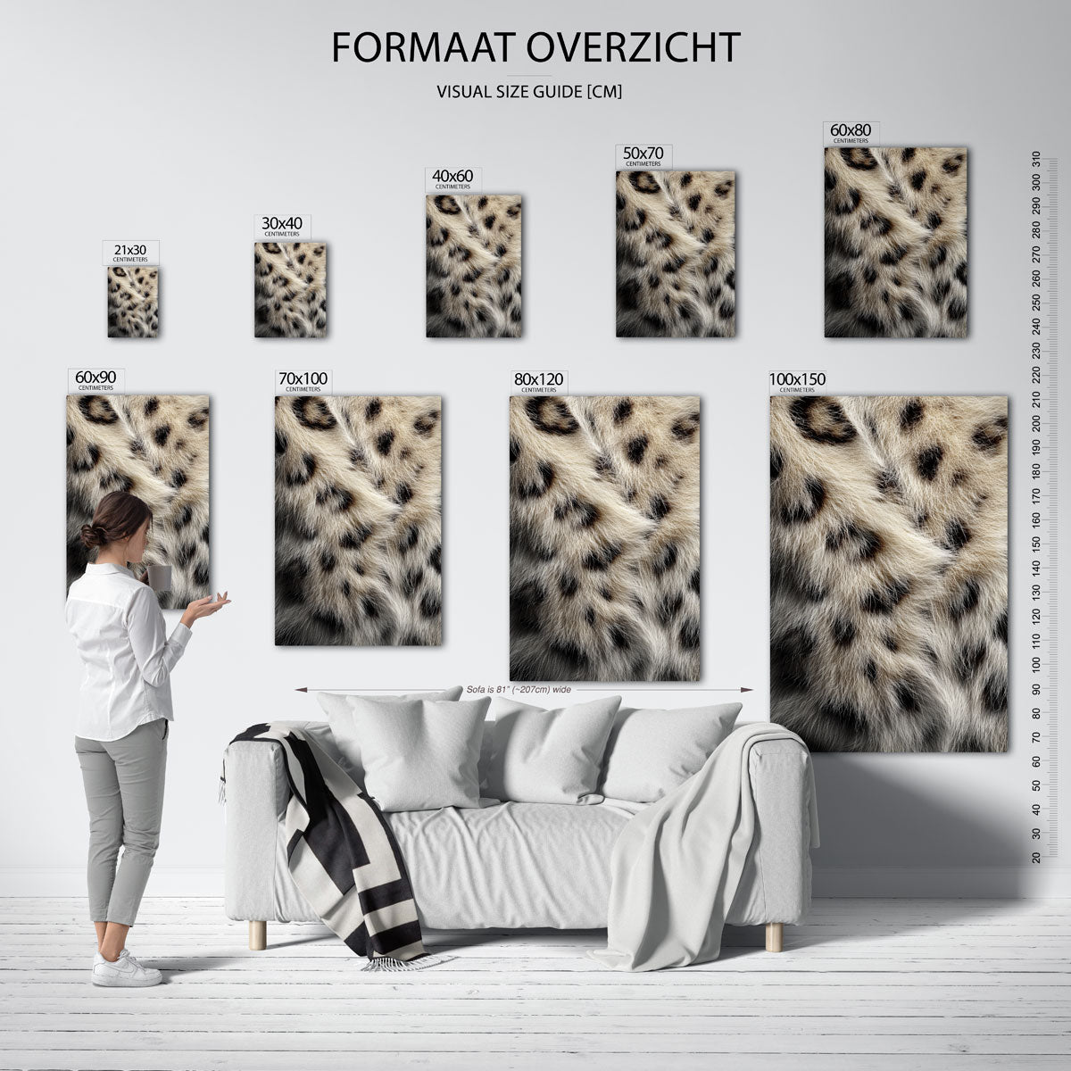 Gevlekte vacht Poster