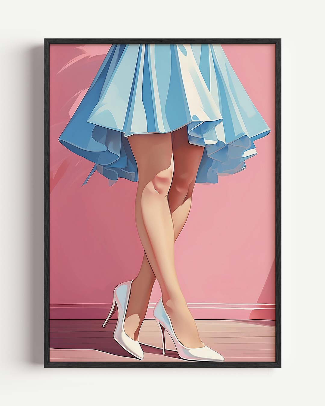Vrouwelijke Elegantie Poster-WallArtistic