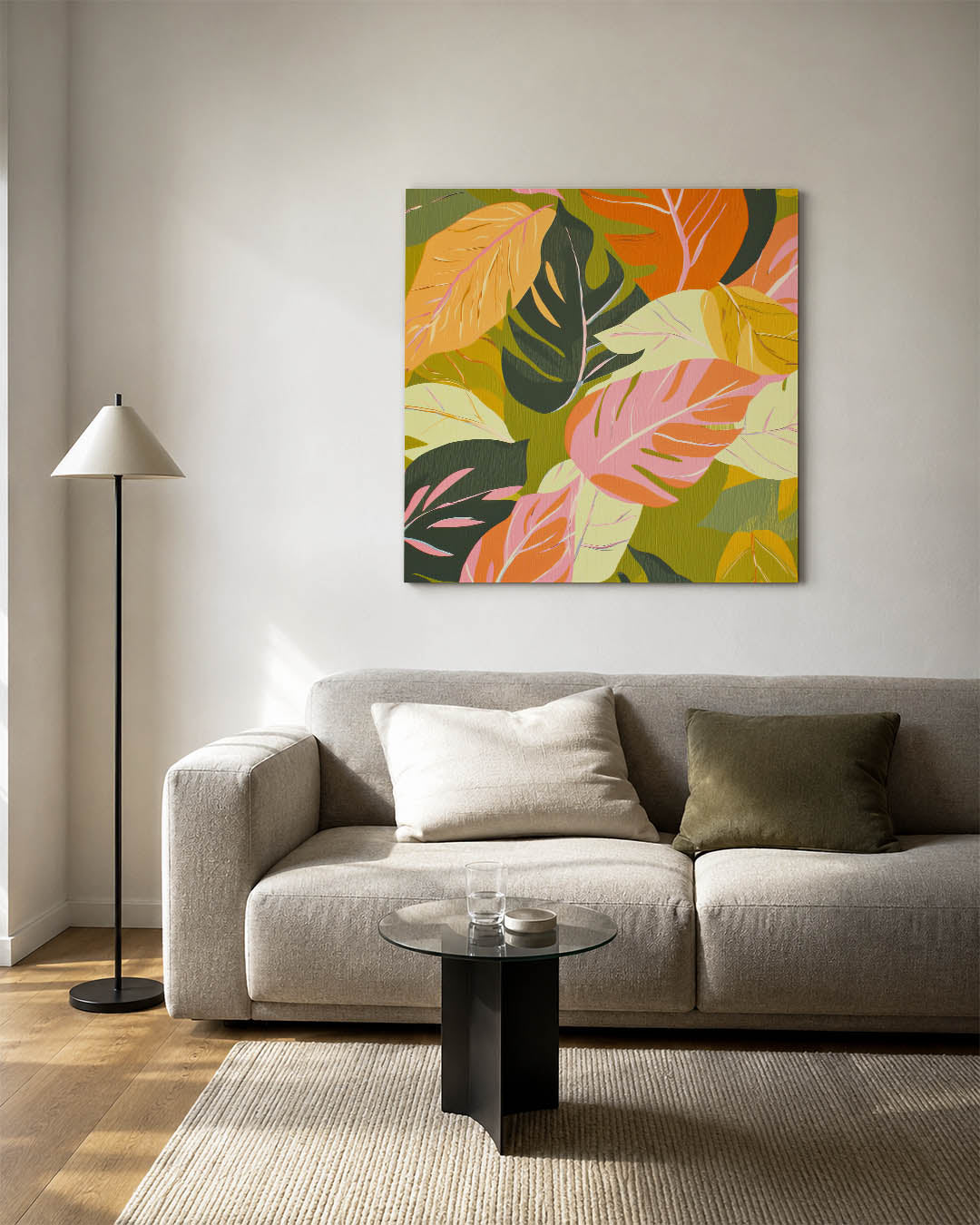 Vrolijke bladeren Kunstwerk